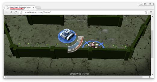 Demo игра на UnityWebPlayer